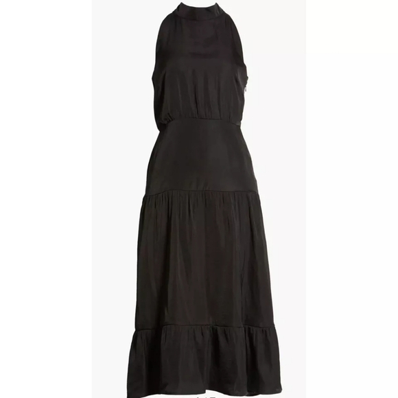 Sam Edelman Black Parachute High-Neck Maxi NWOT - Picture 4 of 4